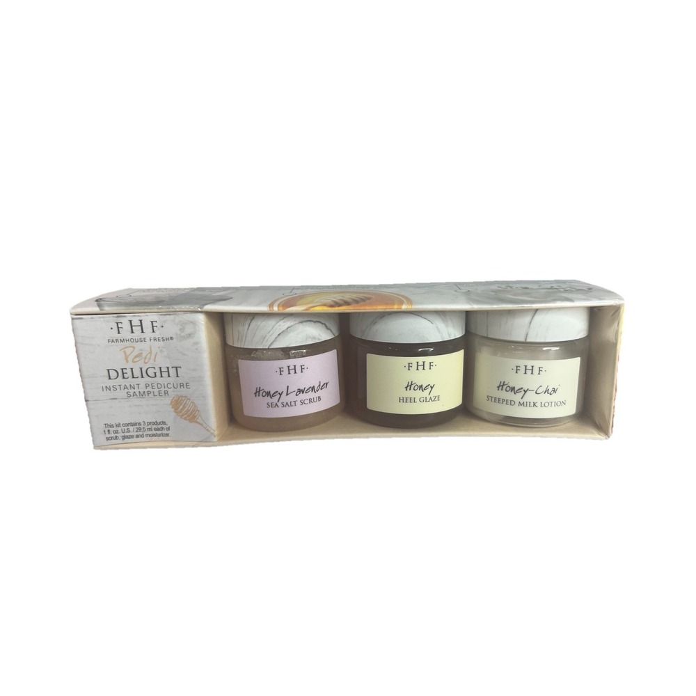 Farmhouse Fresh Pedi Delight Instant Pedicure Sampler 3 Products‎ 1 fl.oz Ea